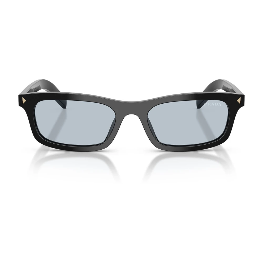 Prada Black Rectangular Sunglasses - Unisex - Sunglasses - 52 Mm - Accessories