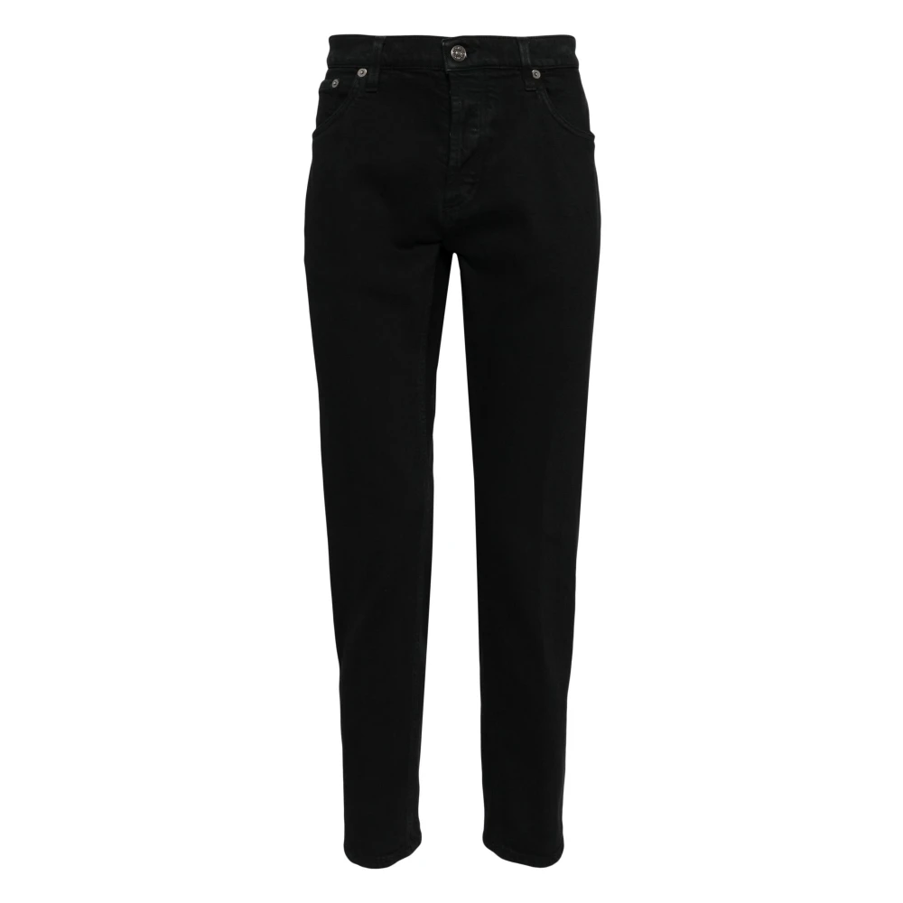 Dondup Zwarte Slim Fit Bull Jeans Black Heren