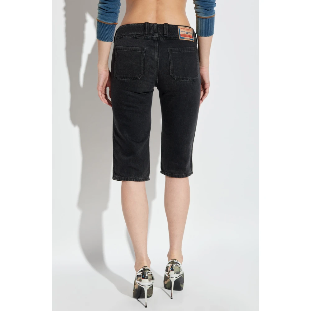 Diesel Shorts De-Keate-Short Black Dames