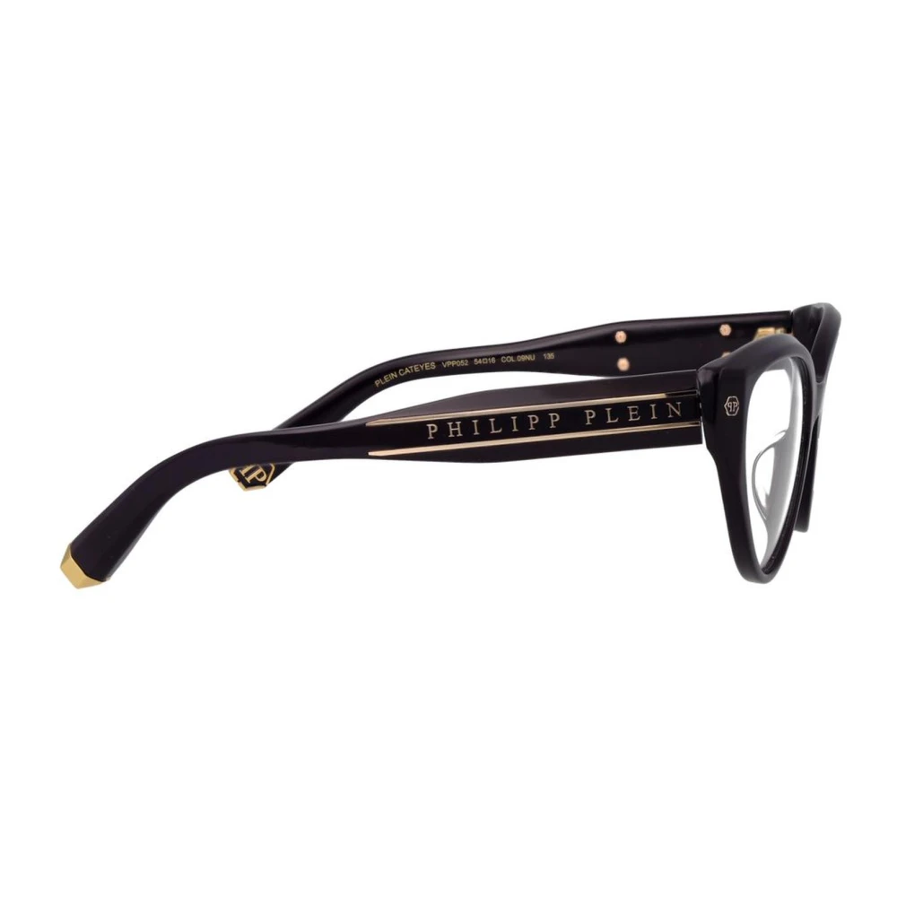 Philipp Plein Paarse Cat Eye Optische Frames Purple Dames