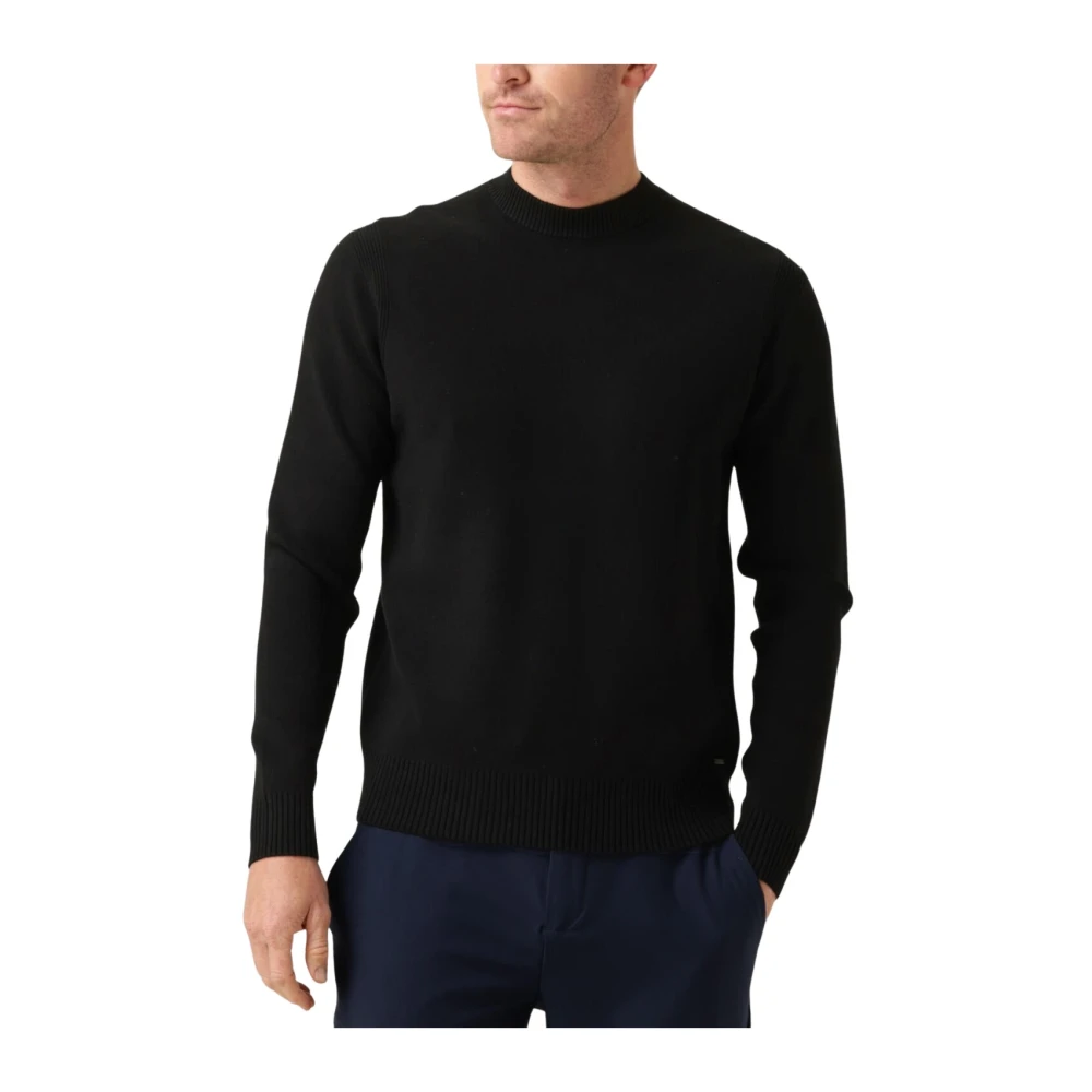 Dstrezzed Mock Neck Trui voor Heren Black Heren