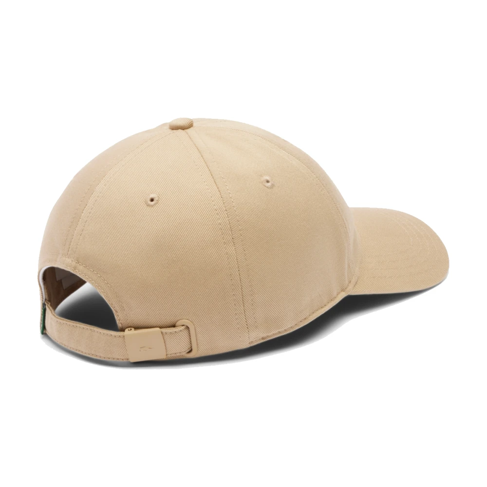 Lacoste Verstelbare Geborduurde Twill Pet Beige Heren