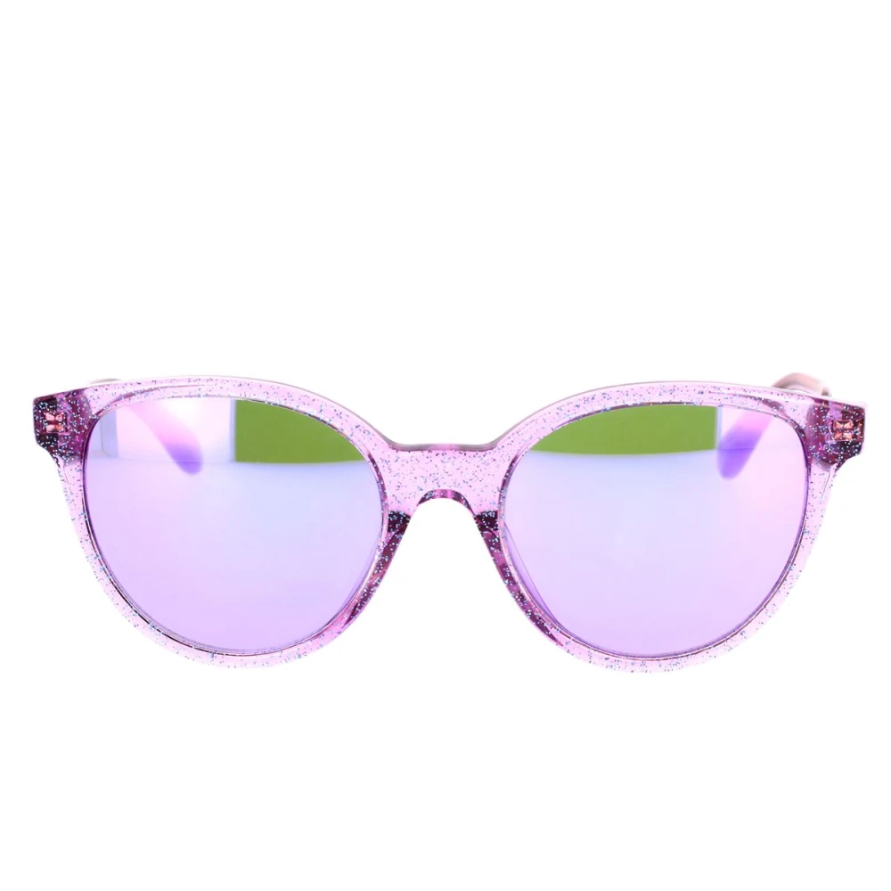 Versace Lila glittrande spegelglasögon för barn Purple, Unisex