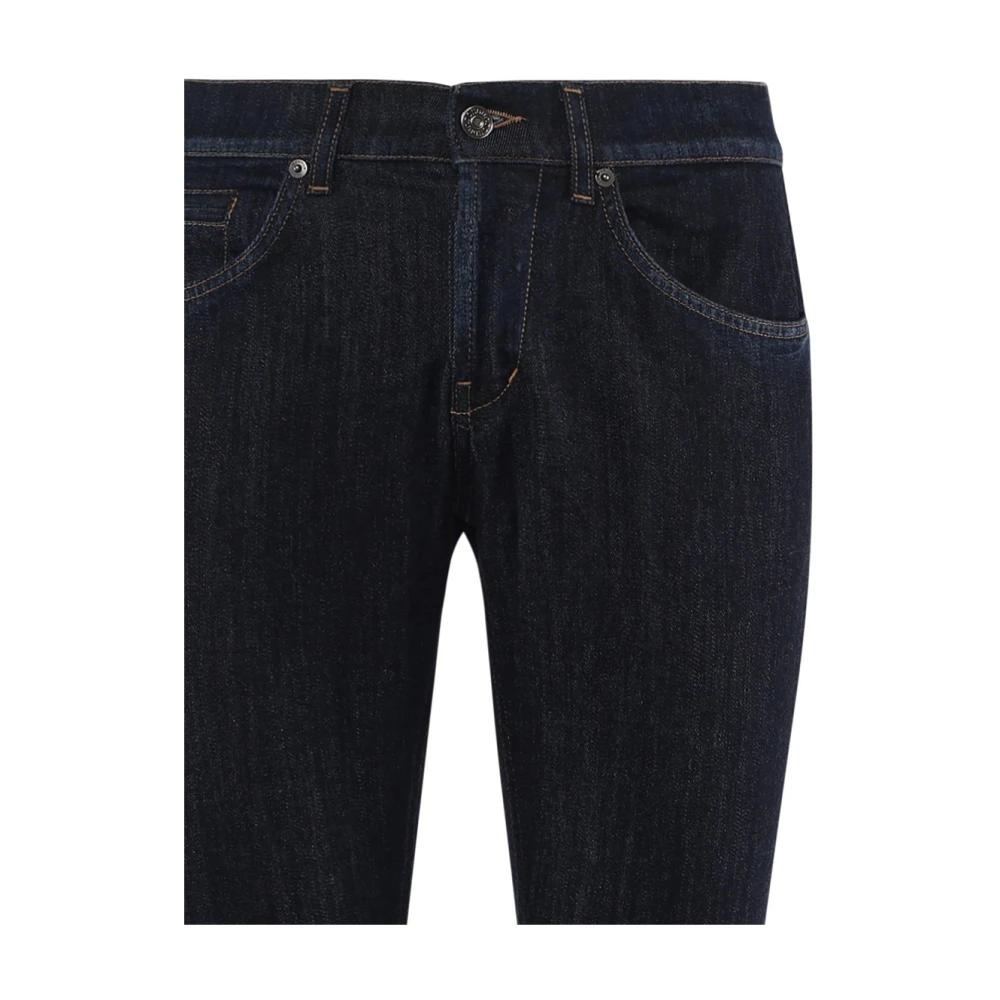 Dondup Donkerblauwe Denim Jeans Gemaakt in Italië Blue Heren