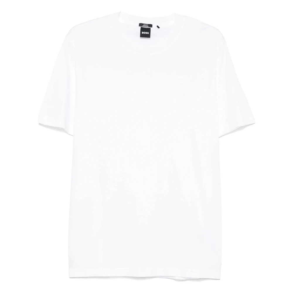 Hugo Boss Witte Jersey Shirt voor Mannen White Heren