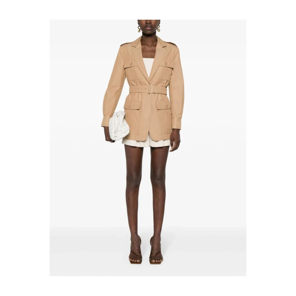 Max Mara Stijlvolle Pacos Damesmode Jurk Brown Dames