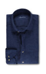 chemise-casual-slim-en-lin-bleu-marine