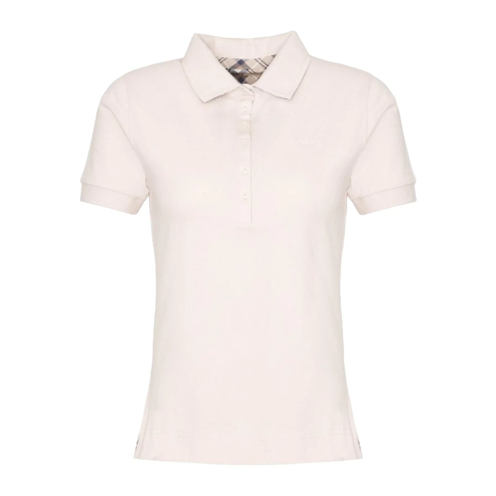 Barbour Polo Shirts Pink Dames