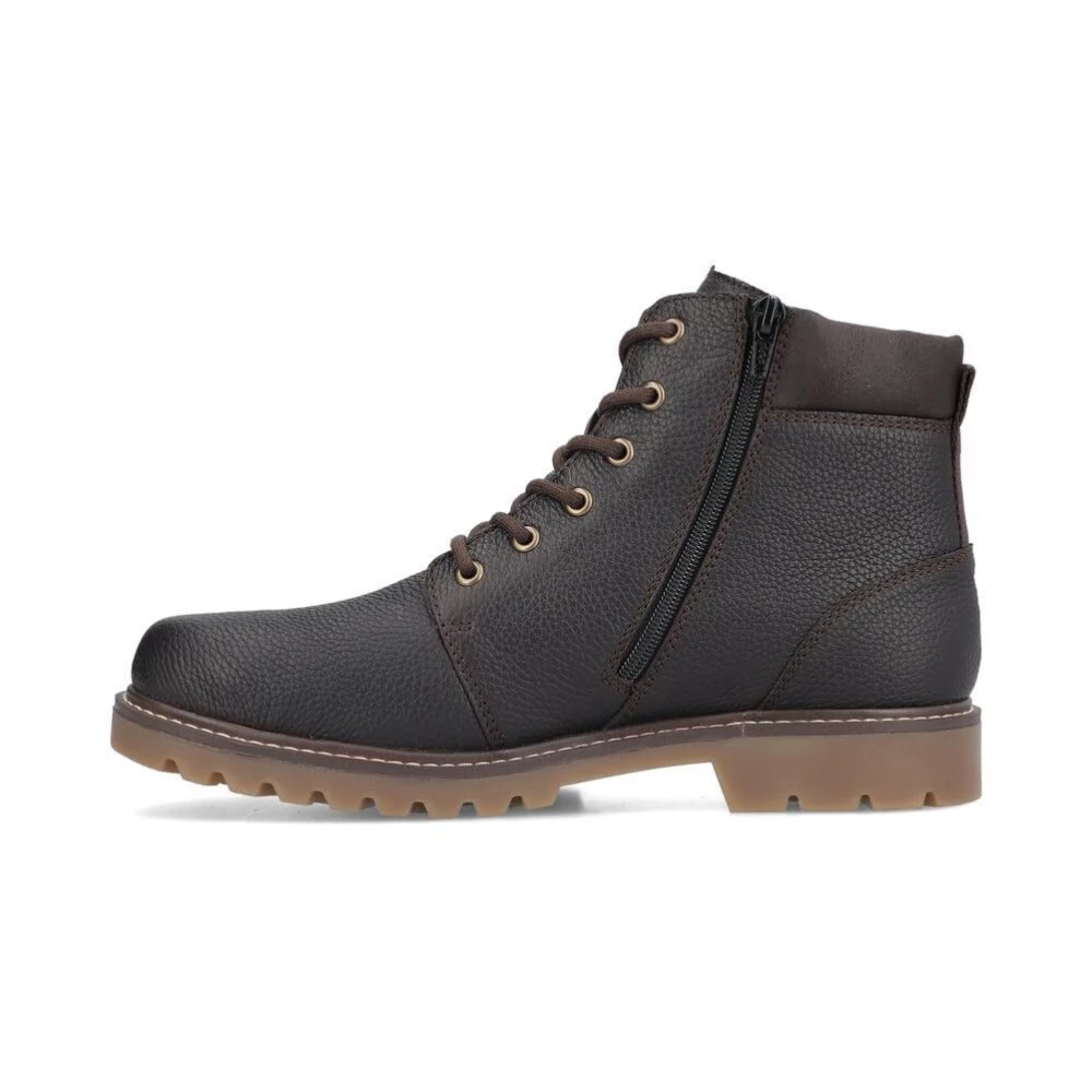 Rieker Men's Brown Lace-Up Boots, 8 Uk, Lace-Up Boots