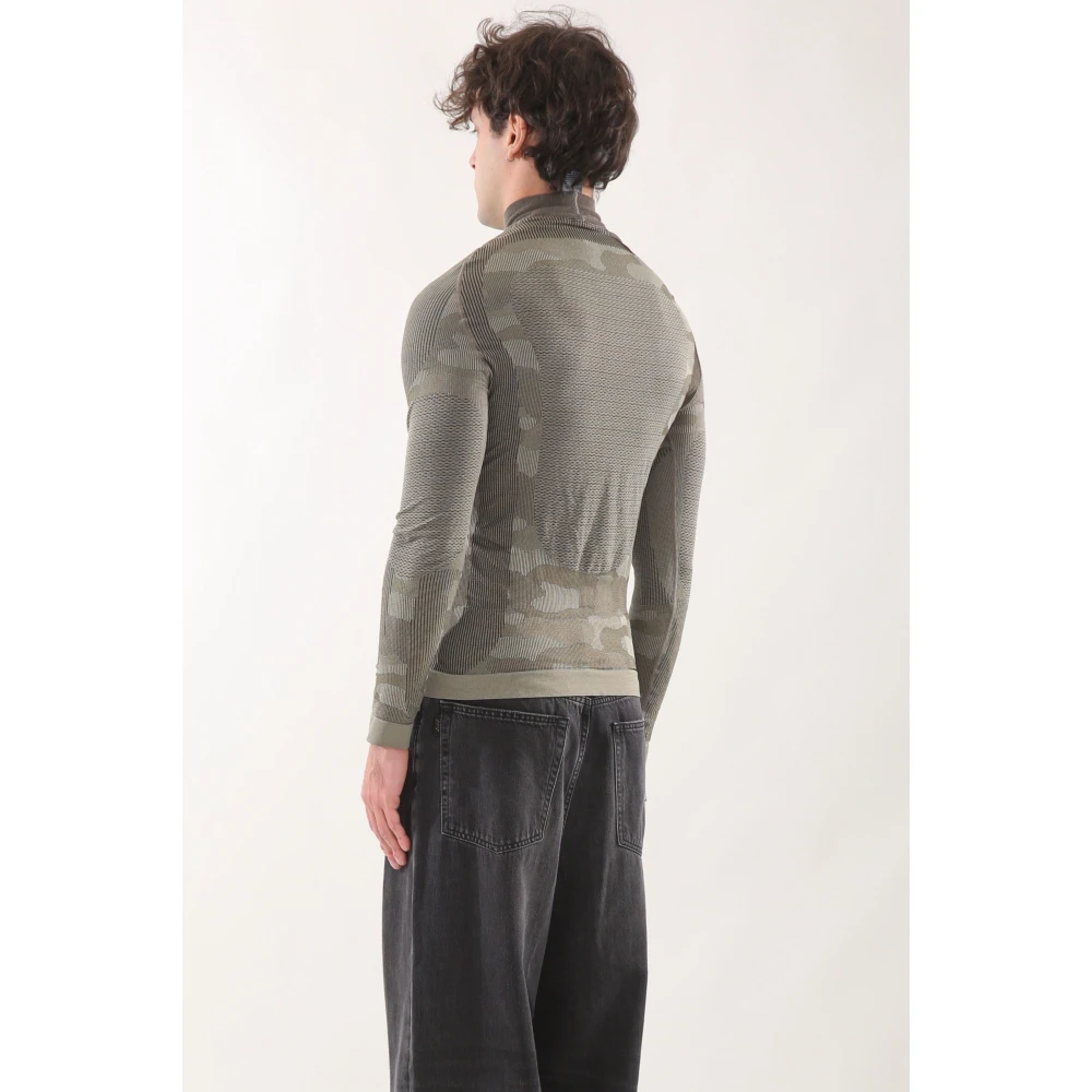 Misbhv Camo Lange Mouw Sport Tee Beige Heren