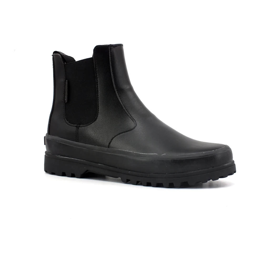 Superga Damen Schwarz Schuhe, K, 37 Eugröße: