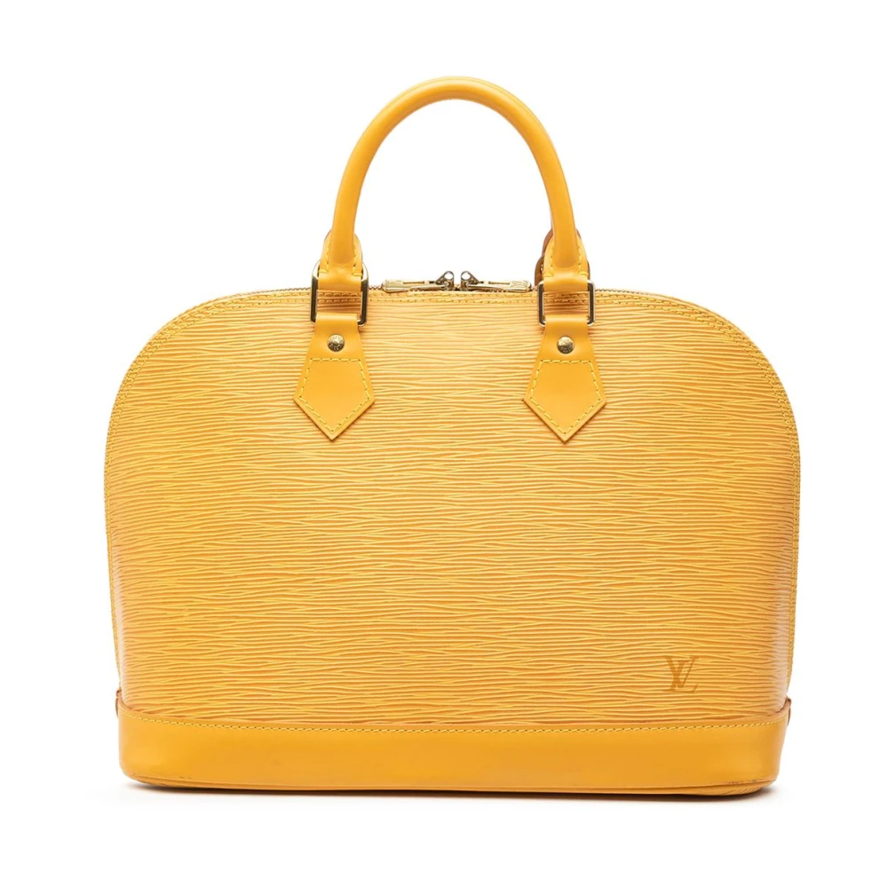 Louis Vuitton Vintage Women's Yellow Pre-Owned Alma Handbag