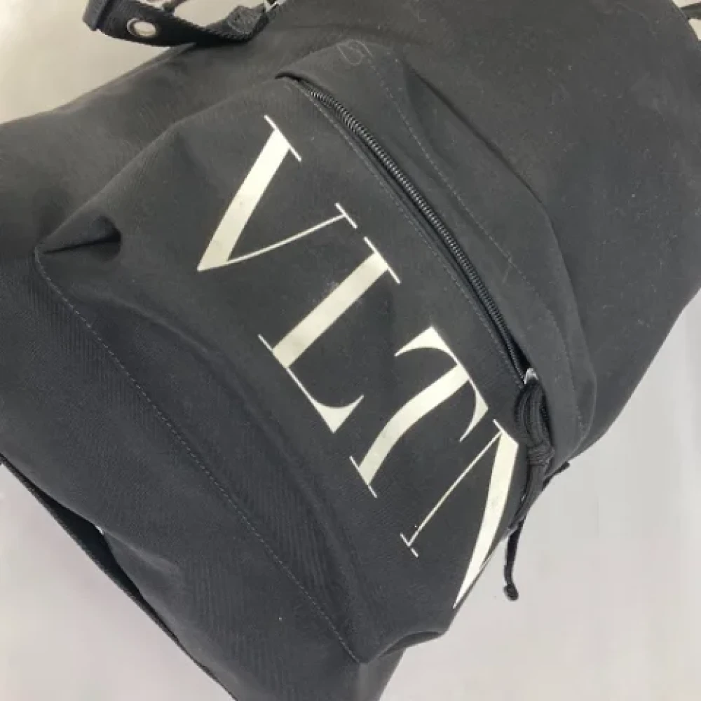 Valentino Vintage Pre-owned Fabric shoulder-bags Black Heren