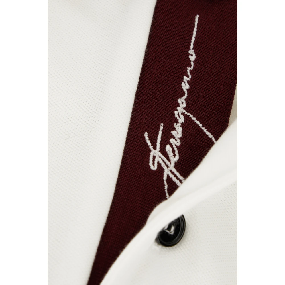 Salvatore Ferragamo Klassiek Polo Shirt voor Mannen White Heren