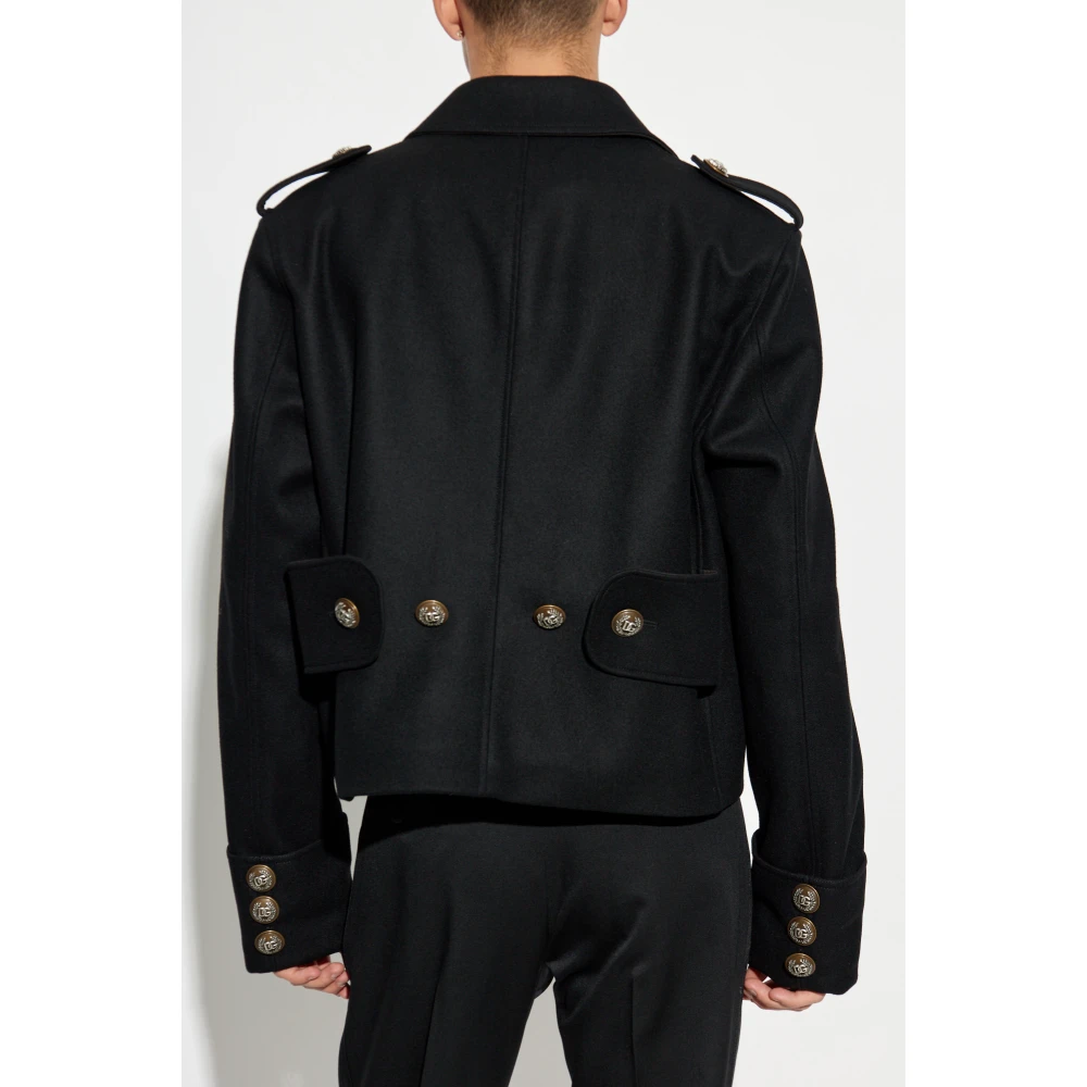 Dolce & Gabbana Korte jas Black Heren