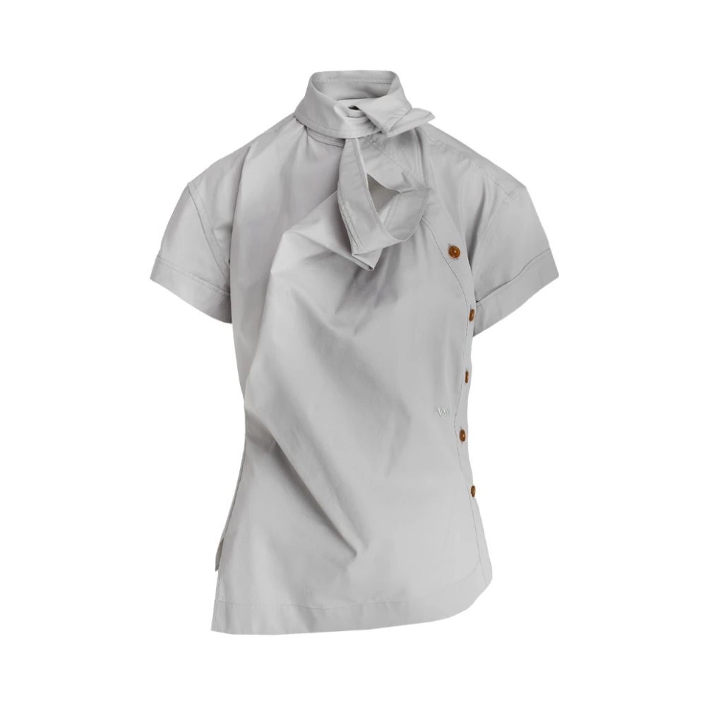 Vivienne Westwood , Shirts, Female, Gray, S, Elegant Ss Ming Shirt In Grey