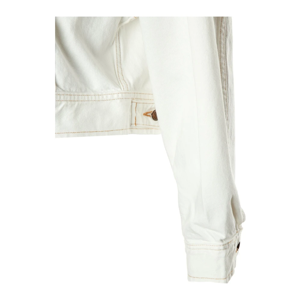 Replay Kort Jas met Puntige Kraag White Dames