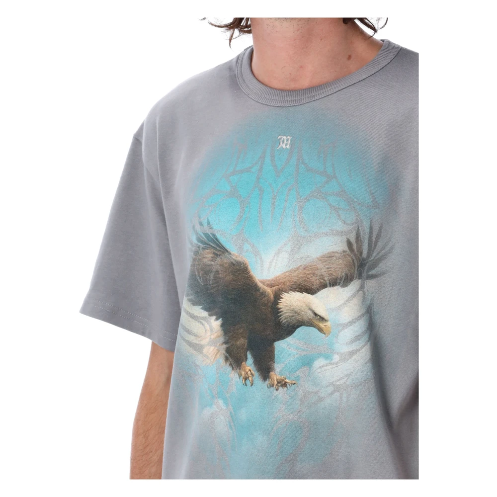 Misbhv Monument Valley Grafisch T-shirt Lichtgrijs Gray Heren