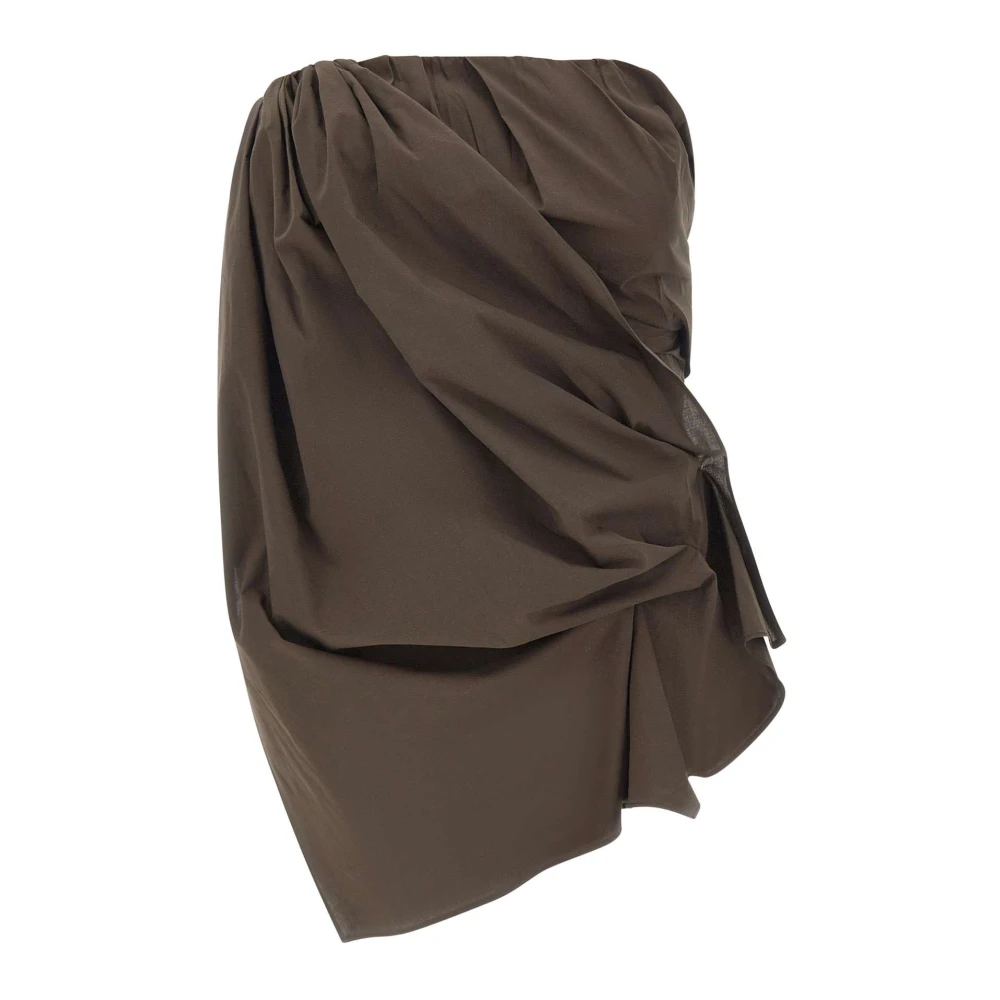 The Garment Brown Sleeveless Tops, Female, 2XS, Bazaar Bustier Top
