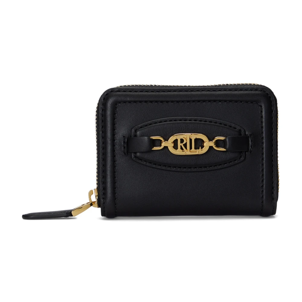 Ralph Lauren Women's Black Wallets & Cardholders, One Size, Stylish Card Holder Wallet
