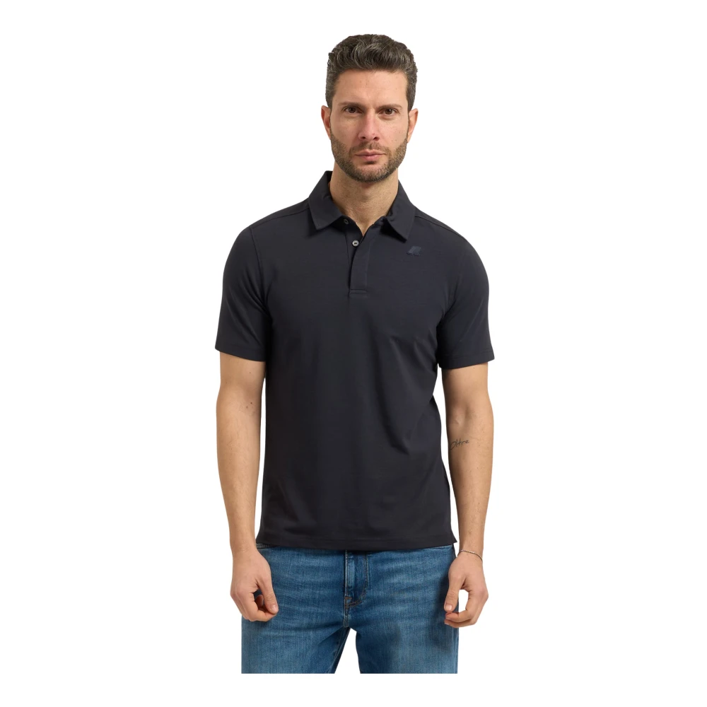 K-Way Uomo Blu Top, 2XL, New,