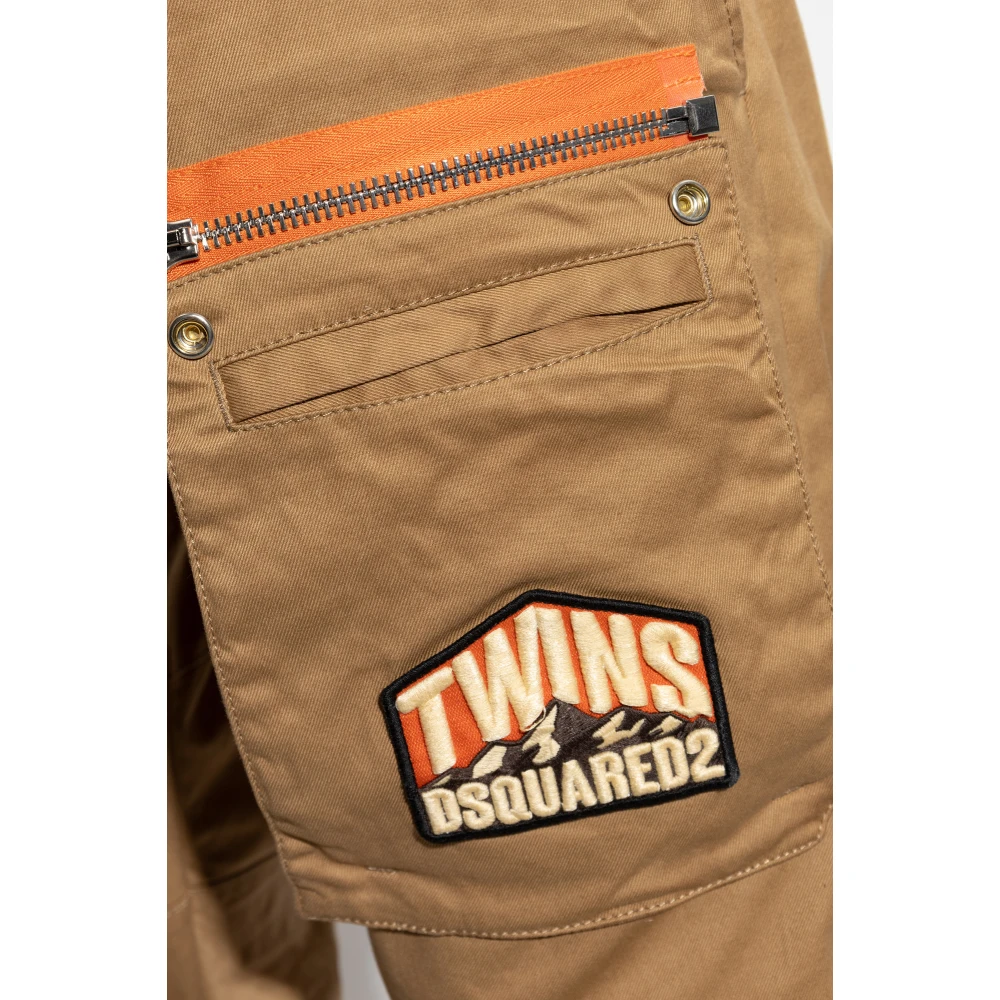 Dsquared2 Cargo style jeans Brown Heren