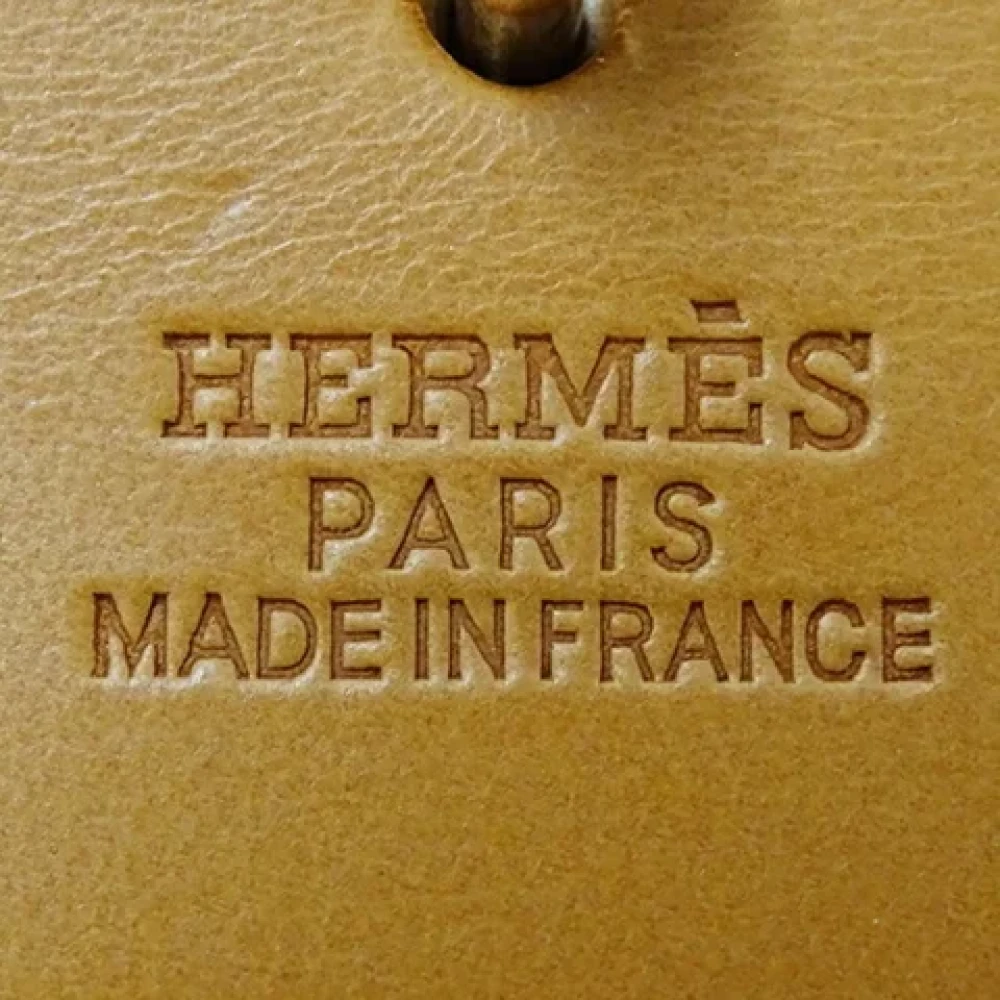 Hermès Vintage Pre-owned Canvas shoulder-bags Beige Dames