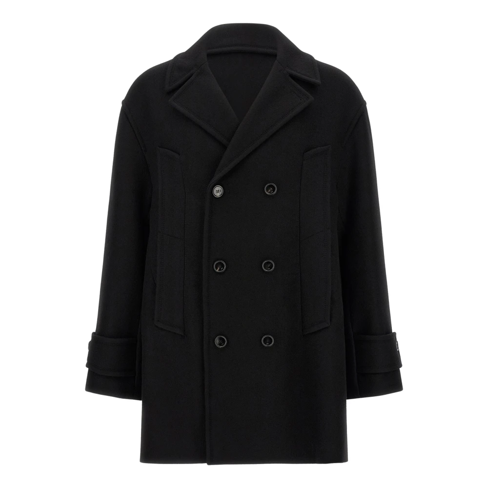 Ami Paris Uomo Nero Cappotti, M, New,