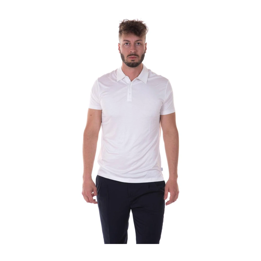 Armani Jeans Polo Shirts White, Herr