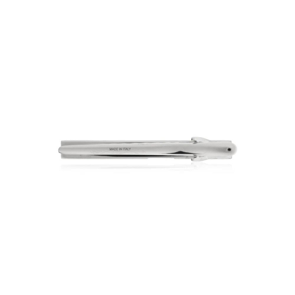 Salvatore Ferragamo Stropdasclip Gray Heren