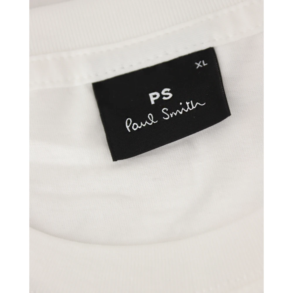 PS By Paul Smith Heart Cycle T-shirt in wit Beige Heren
