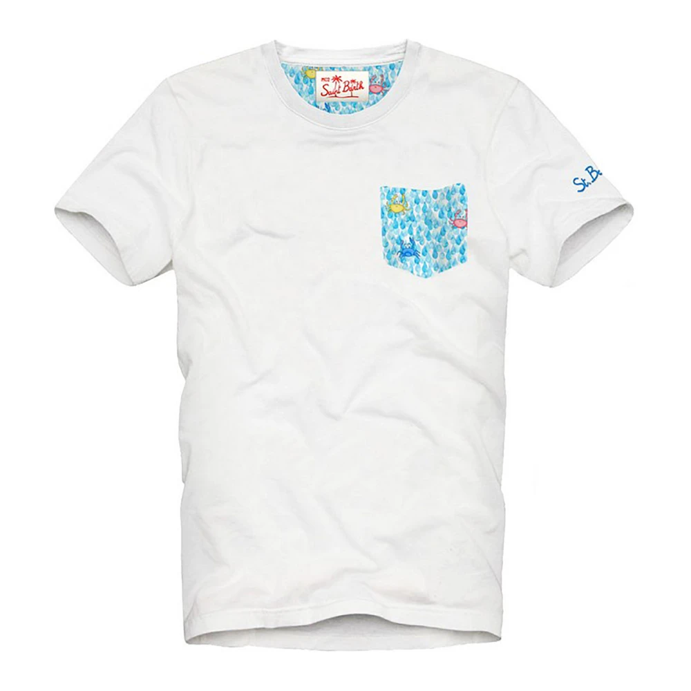 MC2 Saint Barth Witte T-shirts en Polos White Heren