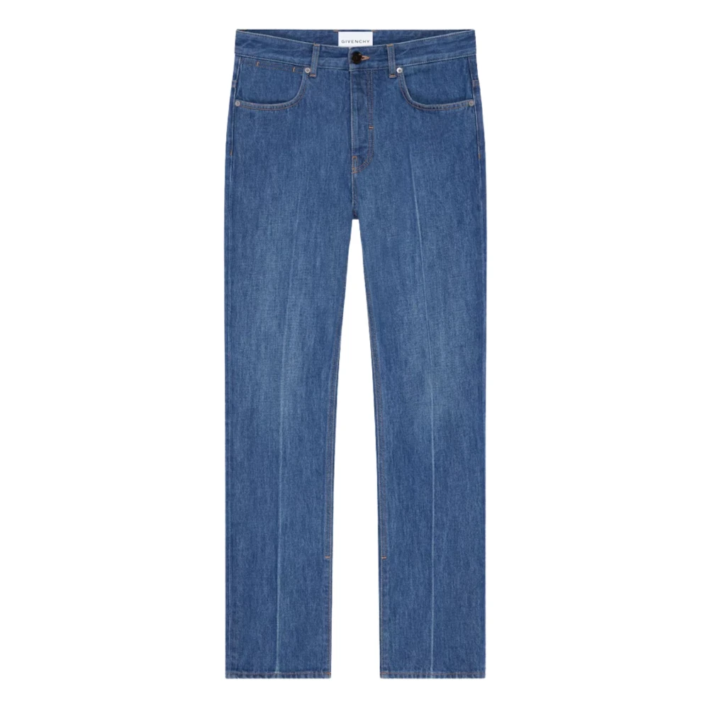 Givenchy Blue Shadow Jeans - Male - Straight Fit Jeans - W30 - Jeans