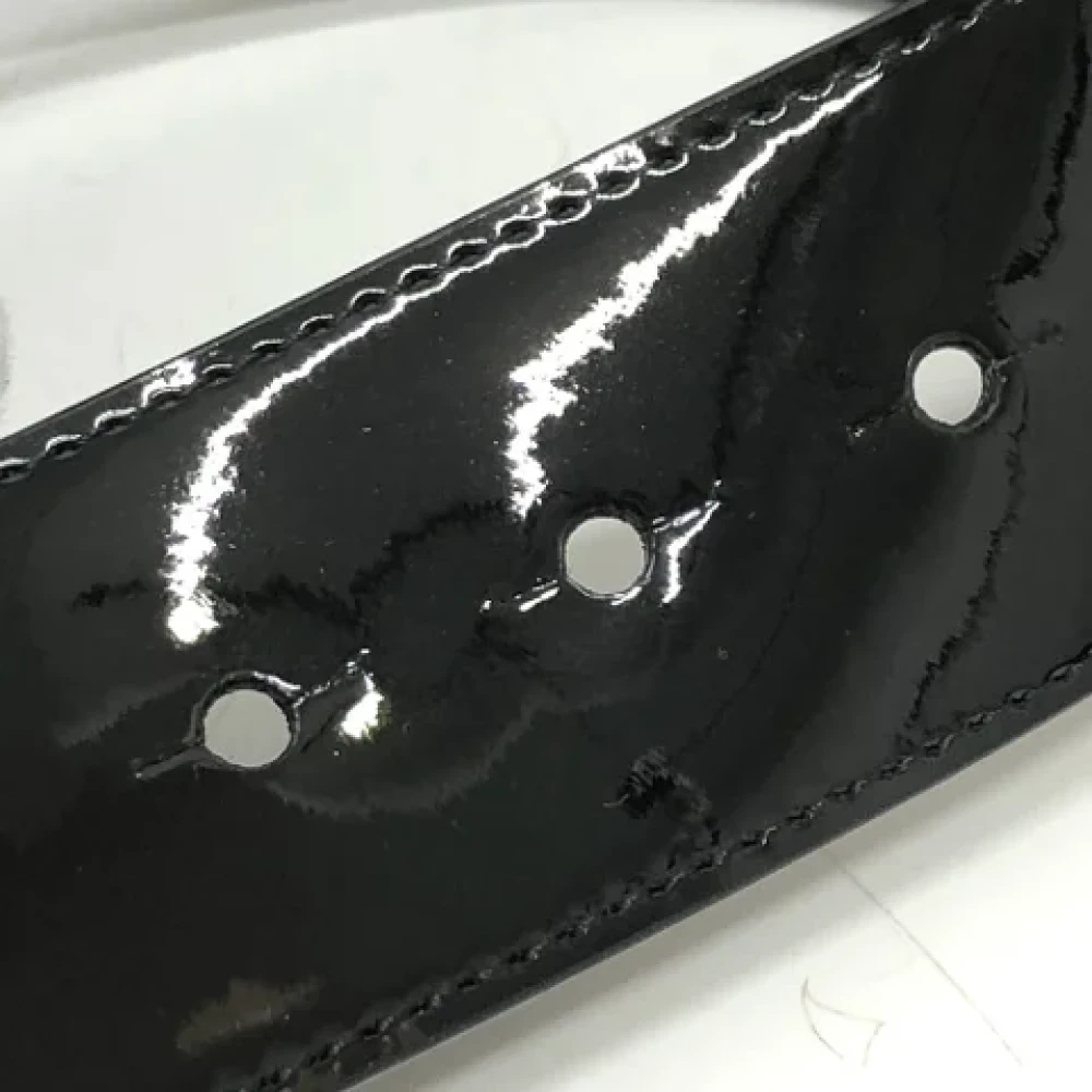 Louis Vuitton Vintage Pre-owned Leather belts Black Dames