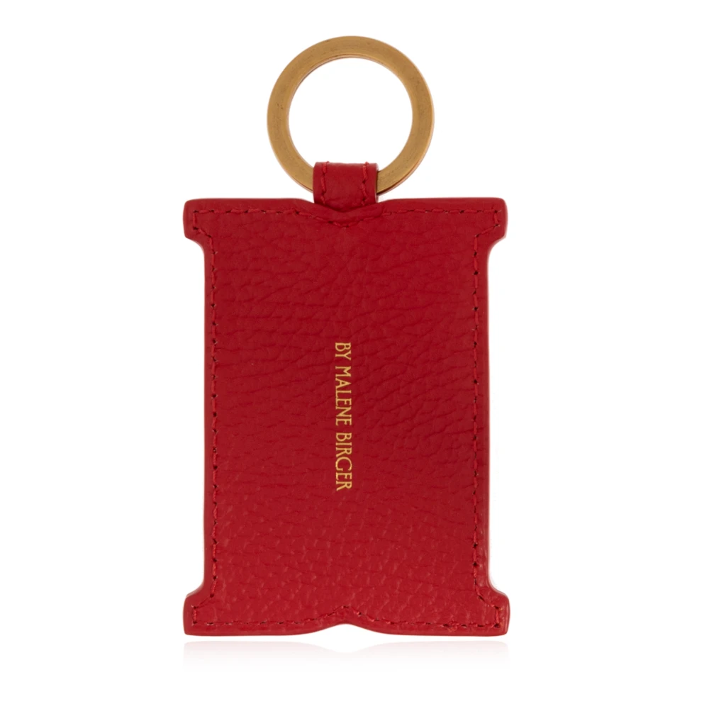 By Malene Birger Leren sleutelhanger Monno By Herenne Birger Red Dames