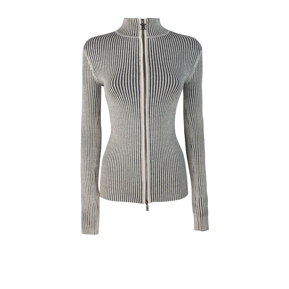 Daily Paper Heren truien met All-Over Logo Gray Dames