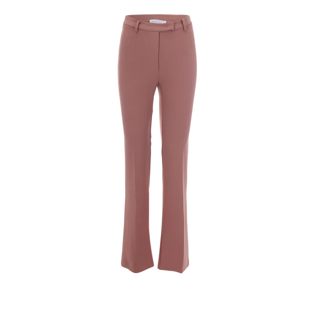 Patrizia Pepe Women's Pink Cropped Trousers, L, Cropped Trousers