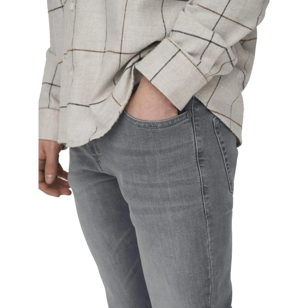 Only & Sons Moderne Slim Fit Jeans Gray Heren