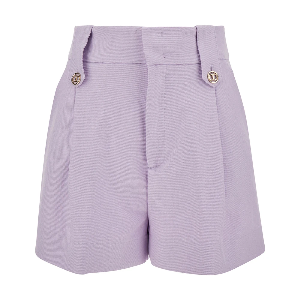 Twinset Lila Shorts Purple Dames