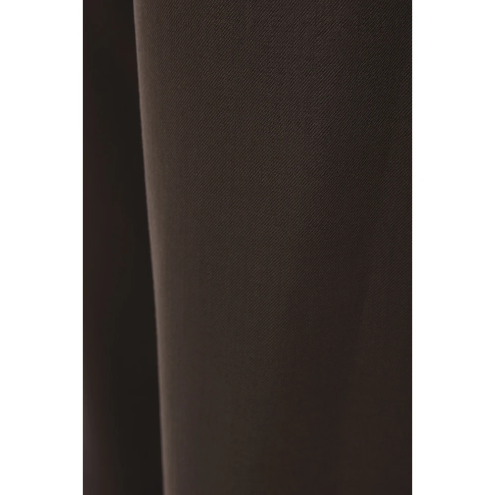 Magliano Bruine wollen rechte pijp broek Brown Heren