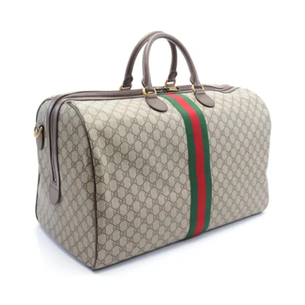 Gucci Vintage Pre-owned Leather gucci-bags Beige Dames