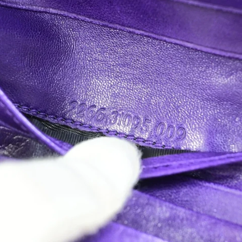 Fendi Vintage Pre-owned Suede wallets Purple Dames