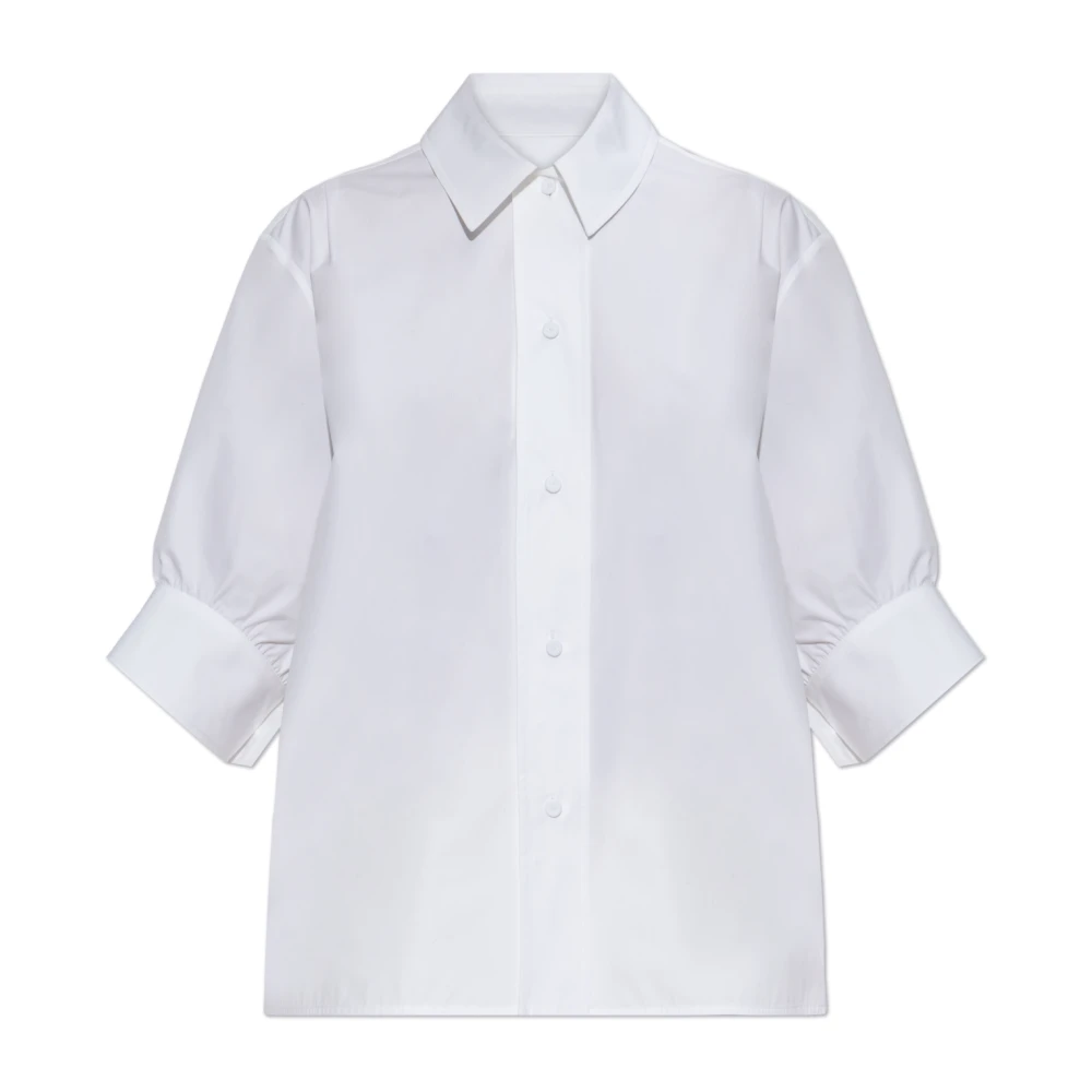Jil Sander Kortemouwenshirt White Dames