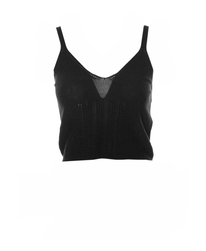 top-court-en-maille-a-col-u