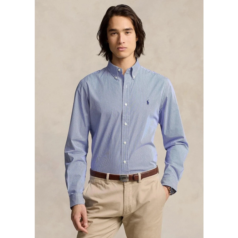 Ralph Lauren Blauw Overhemd Blue Heren