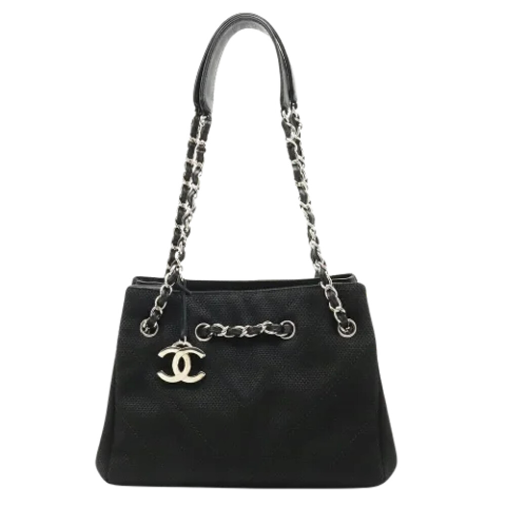 Pre owned Tela bolsos chanel Chanel Vintage Mujer Miinto