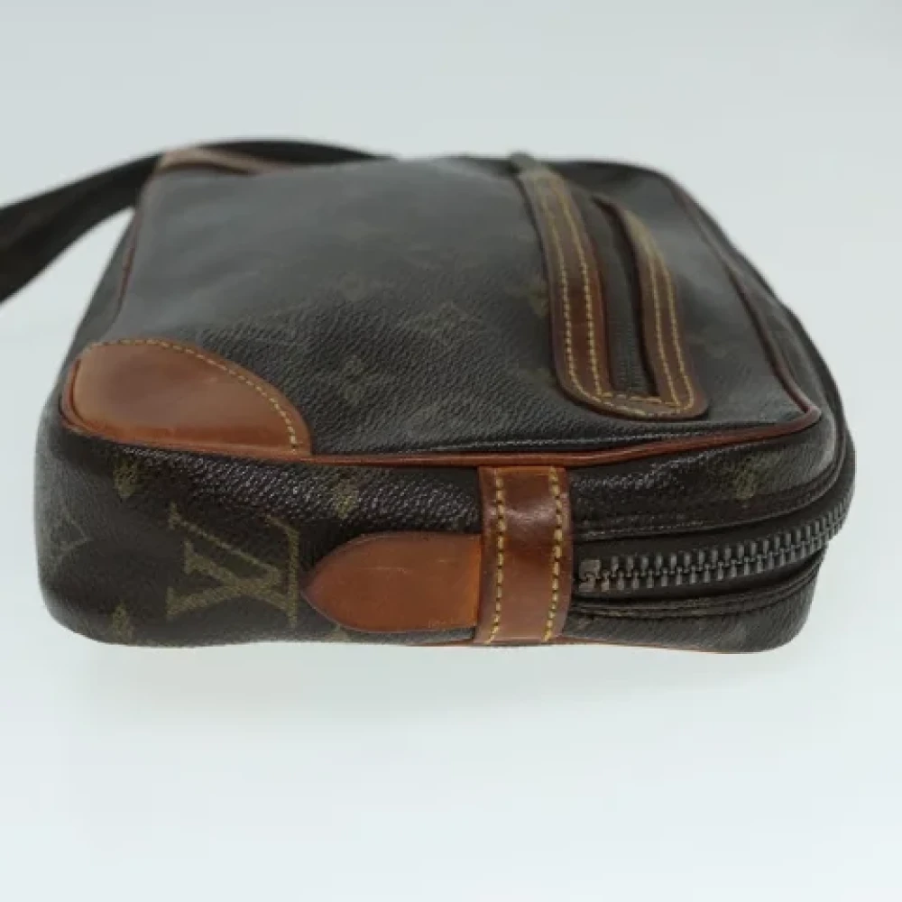 Louis Vuitton Vintage Pre-owned Canvas clutches Brown Dames