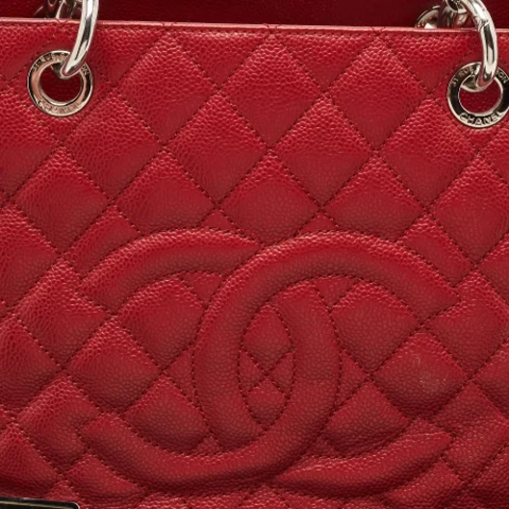 Chanel Vintage Pre-owned Leather chanel-bags Red Dames