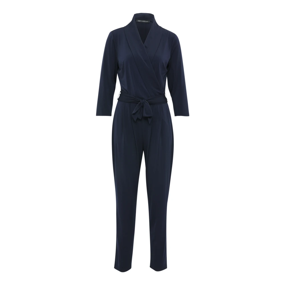 Betty Barclay Elegante Jumpsuit met Zakken Blue Dames