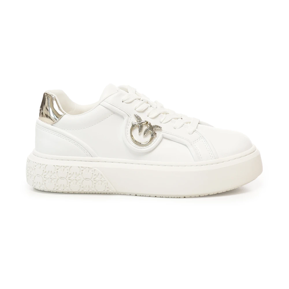 Pinko Donna Bianco - Sneakers Bianche Con Suola Flatform - Shoes - 39 Eu